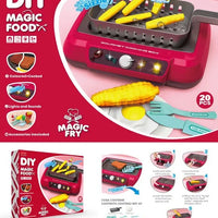 HKM-782611 Mini Kitchen Cooking Box Set for Kids - Simulation Cooking Toys with Real Tools - Ages 2 and Up