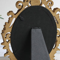 HKM-782931 Elegant European Oval Resin Photo Frame in Multiple Sizes: 6-inch, 7-inch, 8-inch