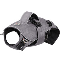 HKM-783123 3-in-1 Multifunctional Pet Backpack and Chest Harness in Blue and Grey