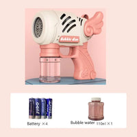 HKM-783187 Automatic 10-Hole Bubble Blower Toy for Kids – Fun Outdoor Bubble Play