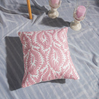 HKM-783315 Geometric Cotton Embroidered Pillowcase, 45x45cm, Colorful Modern Design with Invisible Zipper