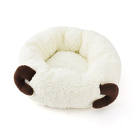 HKM-783315 Lamb Wool Cat Litter Round Deep Sleep Pet Litter
