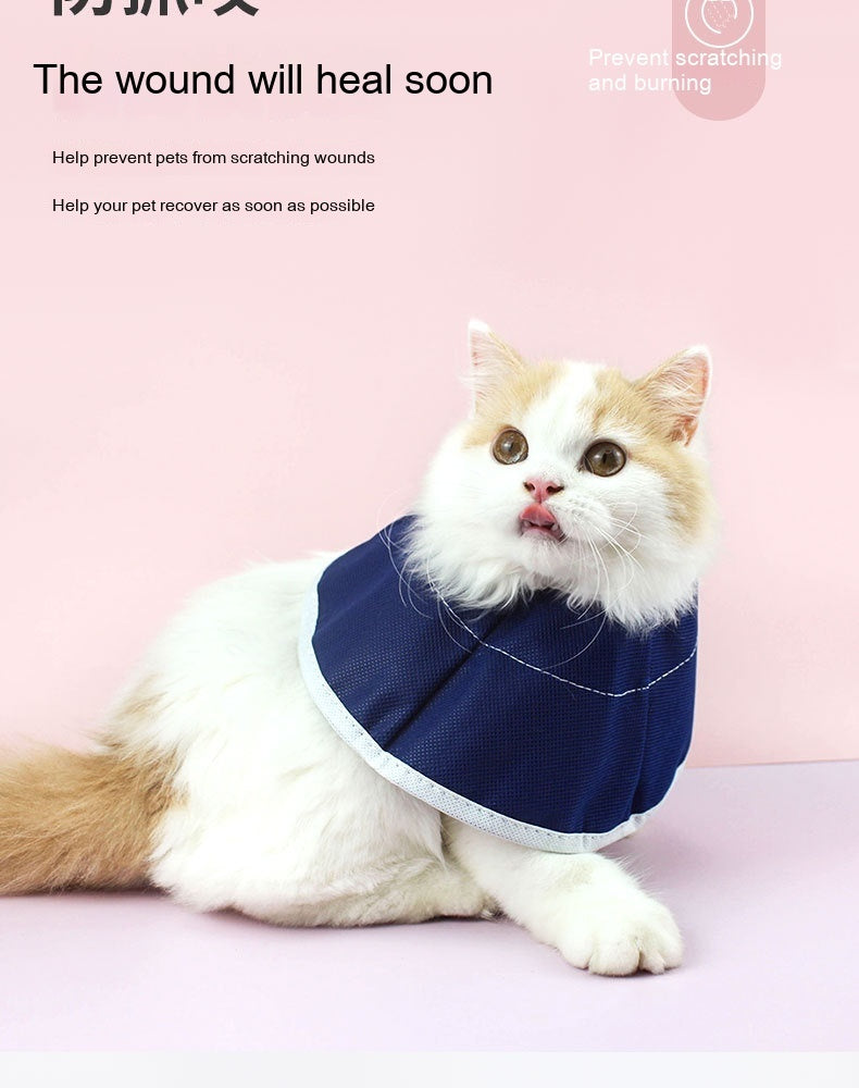 HKM-783635 Anti-licking Headwear Turban Cat Supplies