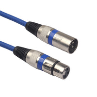 HKM-783635 Male to Female XLR Microphone Cable - Balanced Connection, 10m, 5m, 3m, 1m, Multiple Colors Available