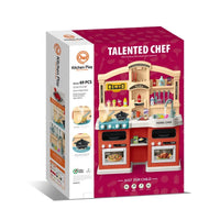 HKM-783763 Kids Cooking Tableware Play Set with Storage Function - Fun Kitchen Toys for Ages 3+