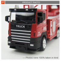 HKM-783891 1:43 Scale Metal RC Die-Cast Fire Truck Remote Control Toy for Kids 5-7 Years