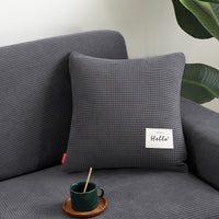 HKM-783891 Corn Velvet Pillow Cover in Solid Colors - Modern Simple Design, 42x42 cm