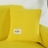 HKM-783891 Corn Velvet Pillow Cover in Solid Colors - Modern Simple Design, 42x42 cm