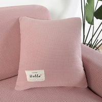 HKM-783891 Corn Velvet Pillow Cover in Solid Colors - Modern Simple Design, 42x42 cm