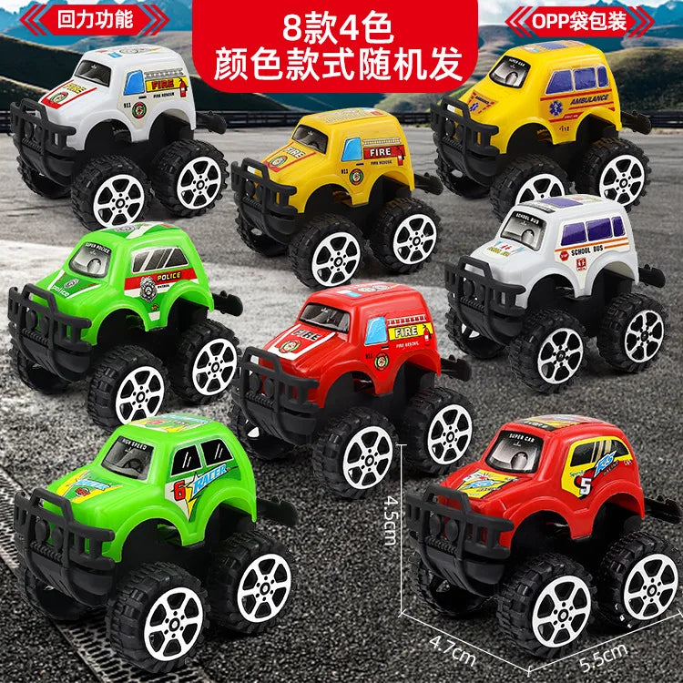 HKM-784083 Colorful Off-Road Toy Cars for Kids - Friction-Powered Plastic Car Set
