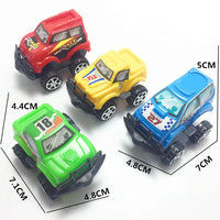 HKM-784083 Colorful Off-Road Toy Cars for Kids - Friction-Powered Plastic Car Set