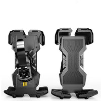 HKM-784147 Aluminum Alloy Mobile Phone Holder for Cars, Bicycles, and Motorcycles - Creative Push-Pull Design