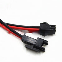 HKM-784275 15cm Fireproof Terminal Wire Harness with Male-Female Plug for LED Lamp Connections