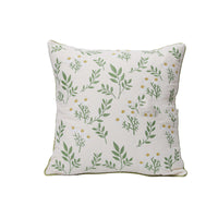 HKM-784403 Fashion Minimalist Embroidered Pillow with Botanical Design and Herbage Patterns