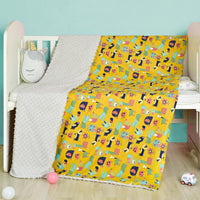HKM-784403 Soft Cotton Cartoon Baby Blanket - Light and Cozy Quilt in Various Designs