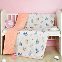 HKM-784403 Soft Cotton Cartoon Baby Blanket - Light and Cozy Quilt in Various Designs