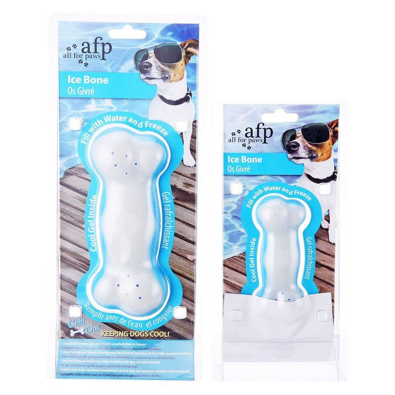 HKM-784723 Ice Bone Dog Toy - Neoprene Rubber Ice Hockey for Cooling Playtime, Diameter 5.7cm