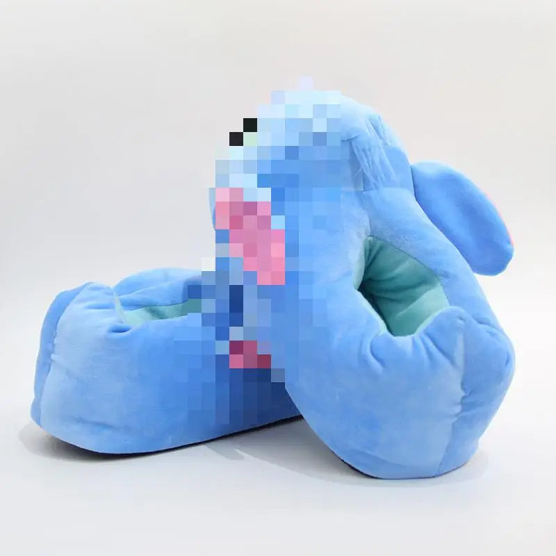 HKM-784915 Comfy Plush Child Slippers for Winter - Soft Stuffed Fluffy Shoes