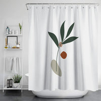 HKM-784915 Digital Printed Waterproof Shower Curtain – Mildew Resistant Polyester Fabric, Modern European Style
