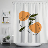 HKM-784915 Digital Printed Waterproof Shower Curtain – Mildew Resistant Polyester Fabric, Modern European Style