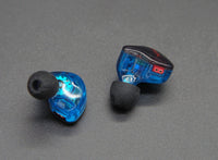 HKM-784979 In-Ear Ring Iron Subwoofer HiFi Headphones - Wired, 3.5mm L-Bend Plug, 20-40K Hz Frequency Response
