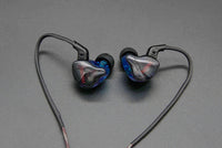 HKM-784979 In-Ear Ring Iron Subwoofer HiFi Headphones - Wired, 3.5mm L-Bend Plug, 20-40K Hz Frequency Response
