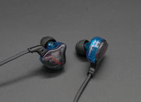 HKM-784979 In-Ear Ring Iron Subwoofer HiFi Headphones - Wired, 3.5mm L-Bend Plug, 20-40K Hz Frequency Response