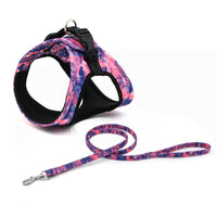HKM-785427 Reflective Chest Strap Set for Small to Medium Dogs - Adjustable and Breathable Design