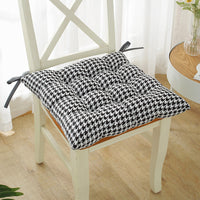 HKM-785555 Zebra Pattern Strapped Chair Cushion - Fashionable Design Available in Multiple Sizes