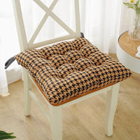 HKM-785555 Zebra Pattern Strapped Chair Cushion - Fashionable Design Available in Multiple Sizes
