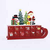 HKM-785683 Handmade Wooden Christmas Window Decorations - Bears, Trees, Sleighs, and More