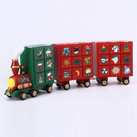 HKM-785683 Handmade Wooden Christmas Window Decorations - Bears, Trees, Sleighs, and More