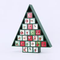 HKM-785683 Handmade Wooden Christmas Window Decorations - Bears, Trees, Sleighs, and More