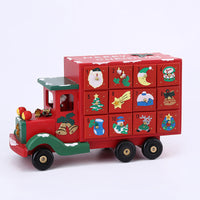 HKM-785683 Handmade Wooden Christmas Window Decorations - Bears, Trees, Sleighs, and More