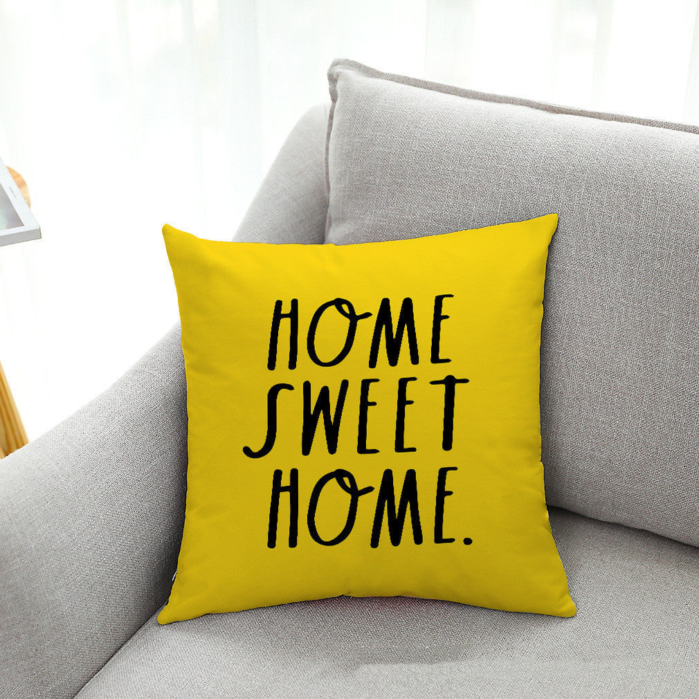 HKM-786131 Art Flower Geometry Peach Skin Velvet Pillow Cover - Modern 45x45cm Design