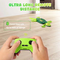 HKM-786195 Remote Control Rechargeable Infrared Wall Climbing Gecko Robot Toy for Kids