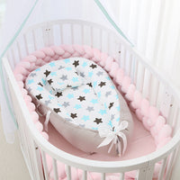 HKM-786387 Foldable Portable Bionic Baby Bed with Removable Cotton, Anti-Pressure Comfort