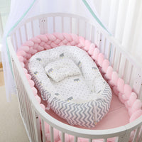 HKM-786387 Foldable Portable Bionic Baby Bed with Removable Cotton, Anti-Pressure Comfort