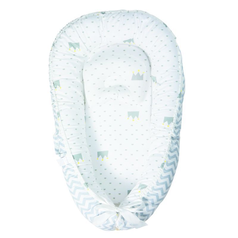 HKM-786387 Foldable Portable Bionic Baby Bed with Removable Cotton, Anti-Pressure Comfort