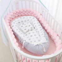 HKM-786387 Foldable Portable Bionic Baby Bed with Removable Cotton, Anti-Pressure Comfort