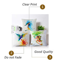 HKM-786451 Floral Pineapple Design European Style Plush Pillow 45x45CM