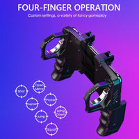HKM-786451 K21 Mobile Gamepad Joystick for Smartphones - L1 R1 Triggers for Enhanced Gaming Experience