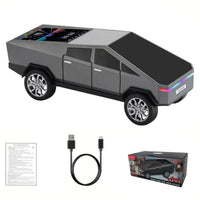 HKM-786579 Portable Bluetooth Speaker with Futuristic Truck Design, HD Sound, TWS Pairing, FM Radio, and Hands-Free Calling