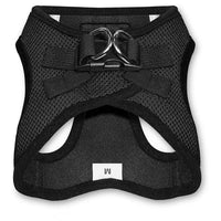 HKM-786579 Reflective Mesh Dog Walking Harness with Scalable Traction Rope - Breathable Polyester - XS to XL Sizes - Available in Blue, Black, Pink, Sky Blue