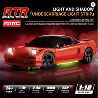 HKM-786643 1/18 Scale 4x4 Remote Control Drift Car with LED Lights and High-Speed Drift Wheels