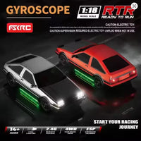HKM-786643 1/18 Scale 4x4 Remote Control Drift Car with LED Lights and High-Speed Drift Wheels
