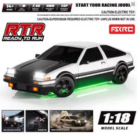 HKM-786643 1/18 Scale 4x4 Remote Control Drift Car with LED Lights and High-Speed Drift Wheels