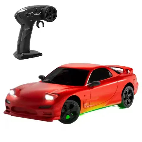 HKM-786643 1/18 Scale 4x4 Remote Control Drift Car with LED Lights and High-Speed Drift Wheels