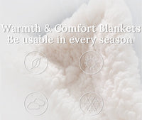 HKM-786707 Colorful Plush Cartoon Fleece Throw Blanket with Soft Crystal Velvet and Warm Sherpa Fleece Back