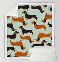HKM-786707 Colorful Plush Cartoon Fleece Throw Blanket with Soft Crystal Velvet and Warm Sherpa Fleece Back